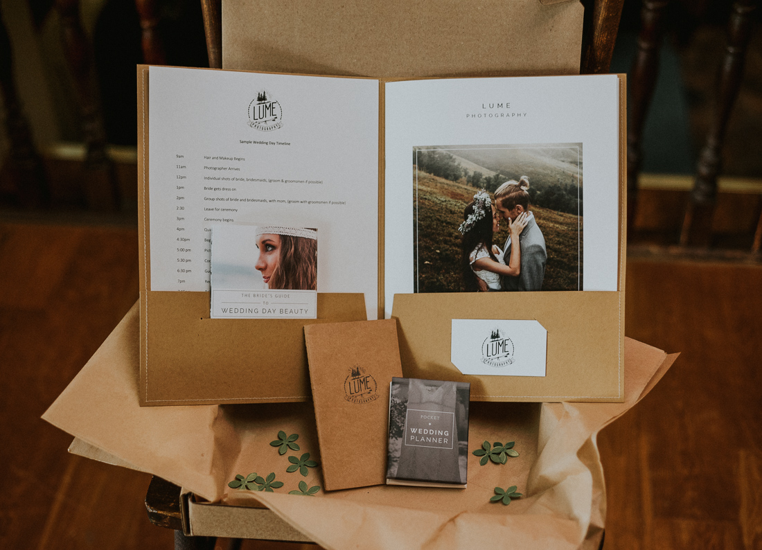 Wedding Welcome Packet Lume Photography