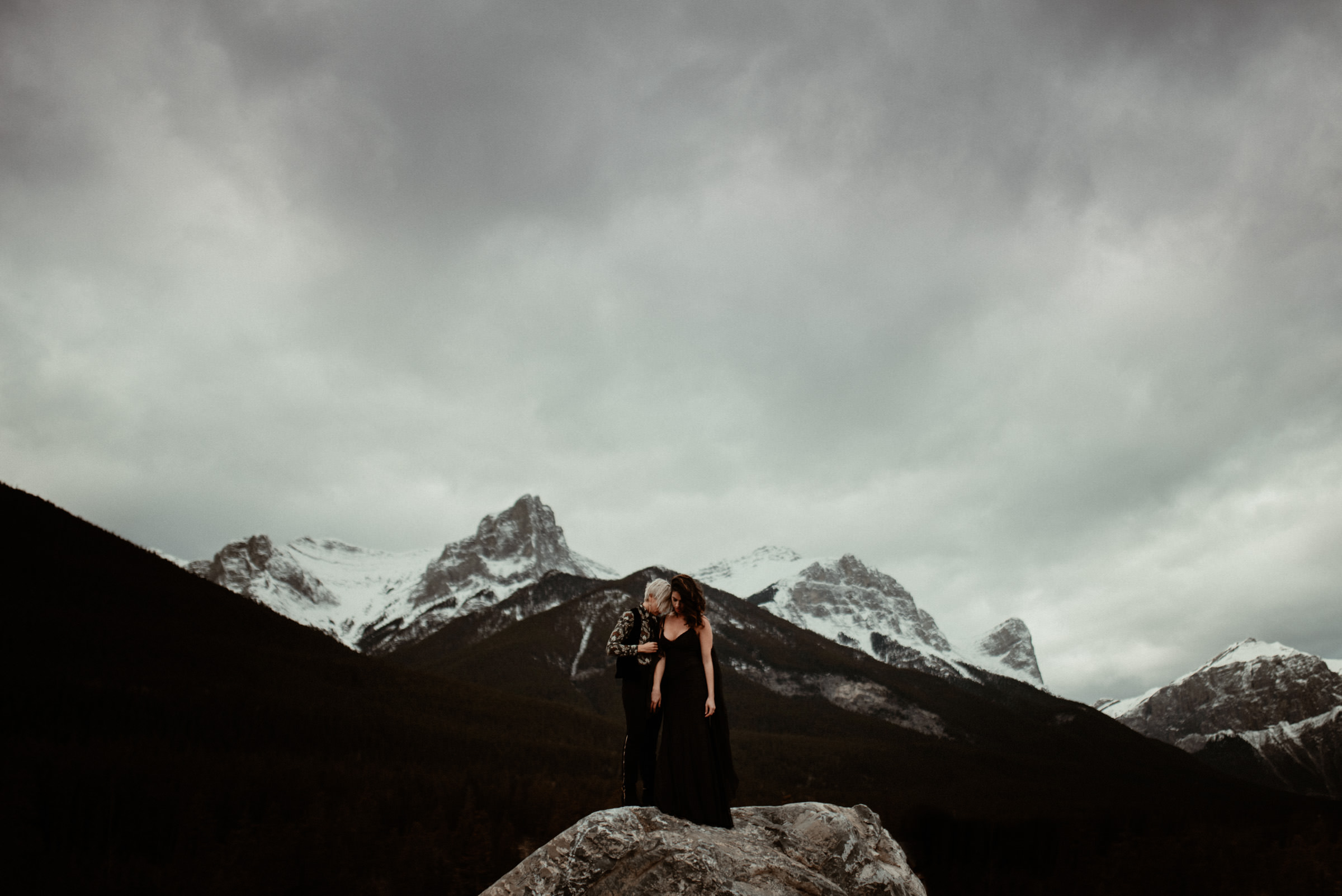 Banff Elopement | LGBTQ+ Mountain Elopement Inspiration