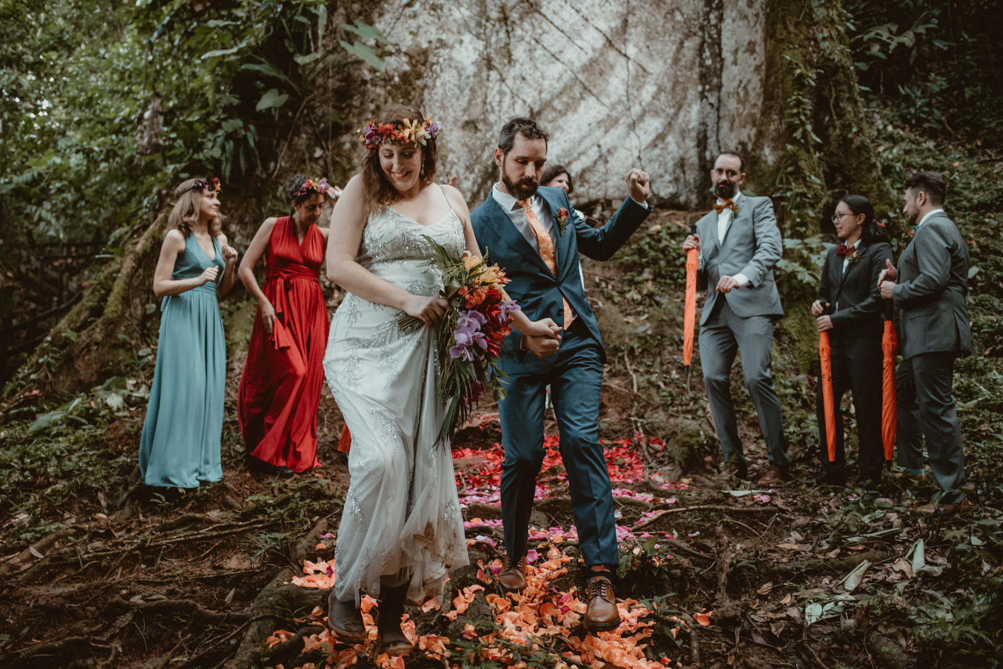 Rainforest Costa Rica destination wedding 