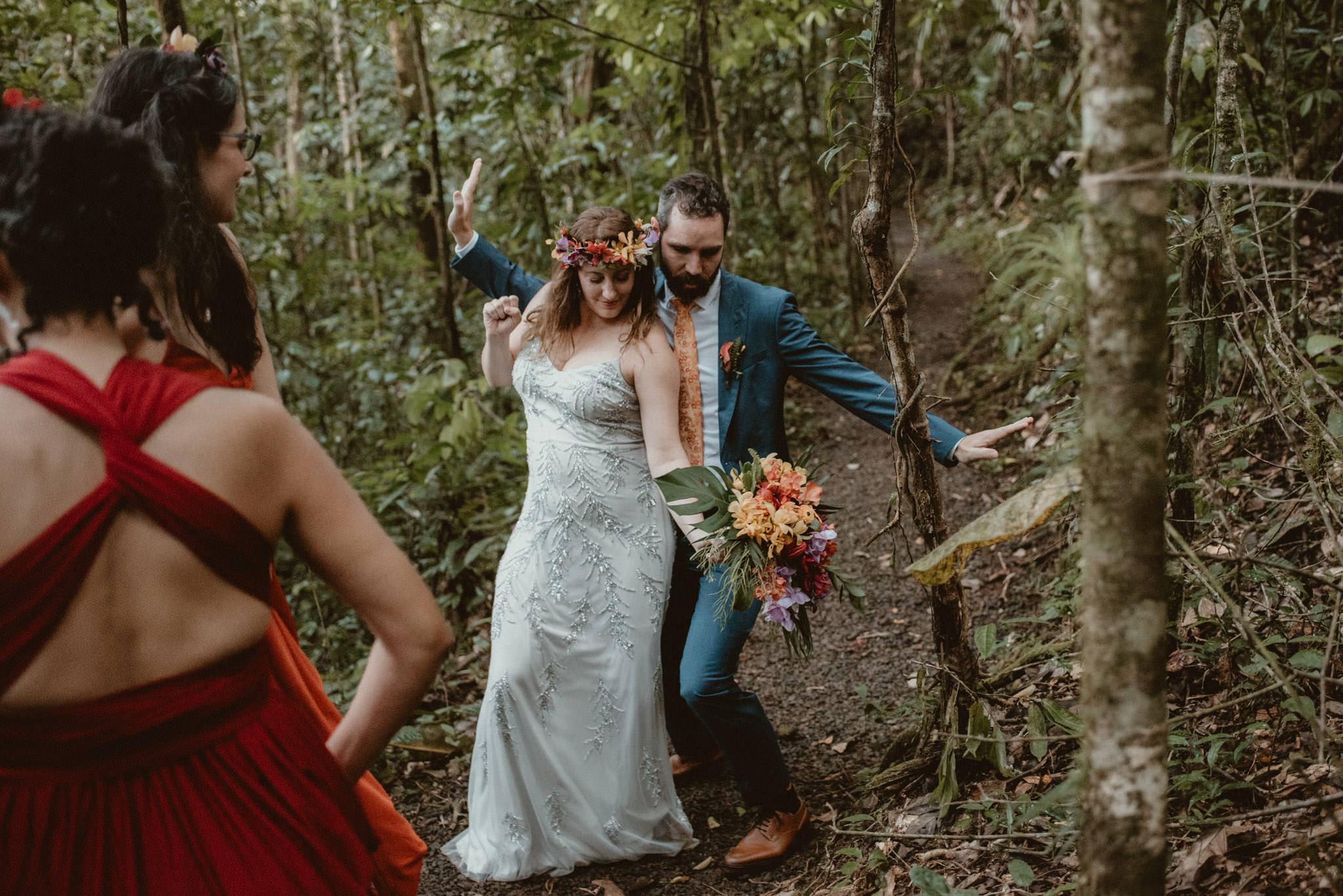 Rainforest Costa Rica destination wedding 