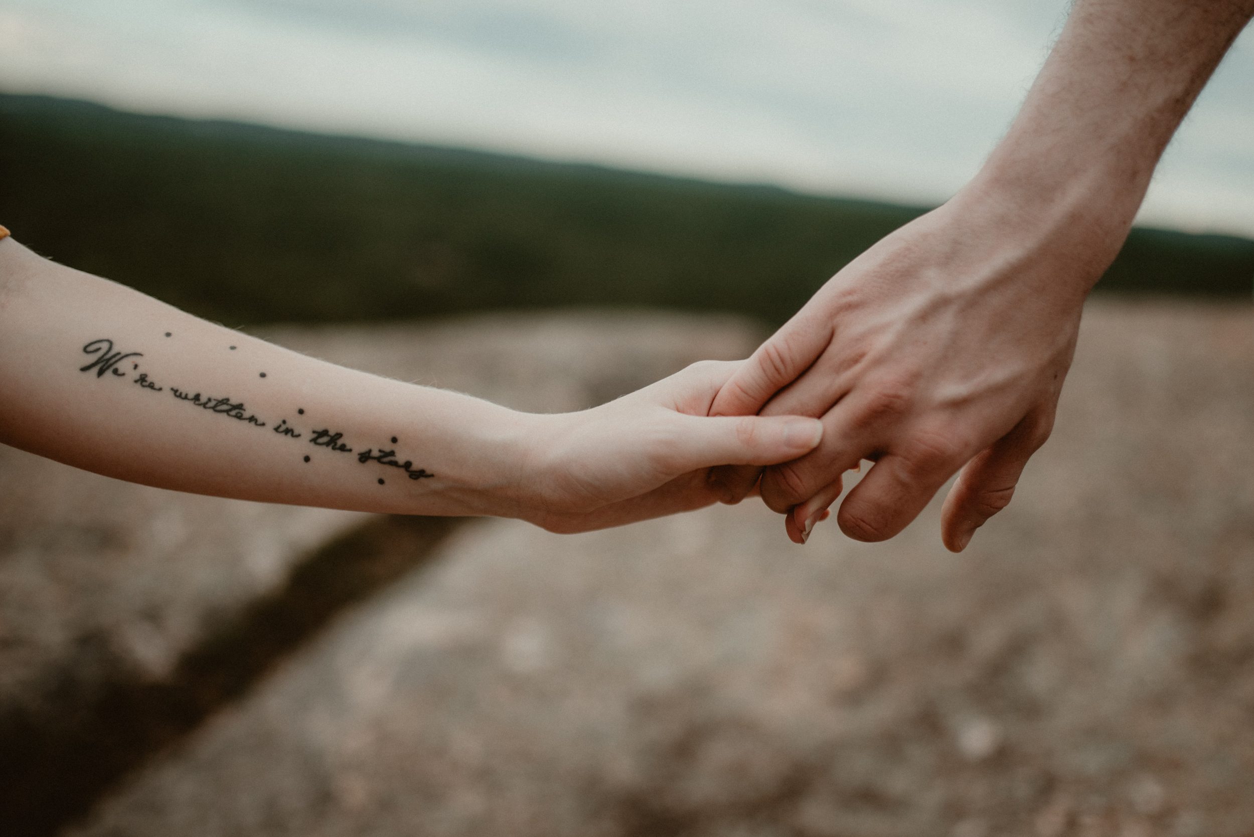 Adventurous couples portraits on Hogback Mountain in Marquette, Michigan.