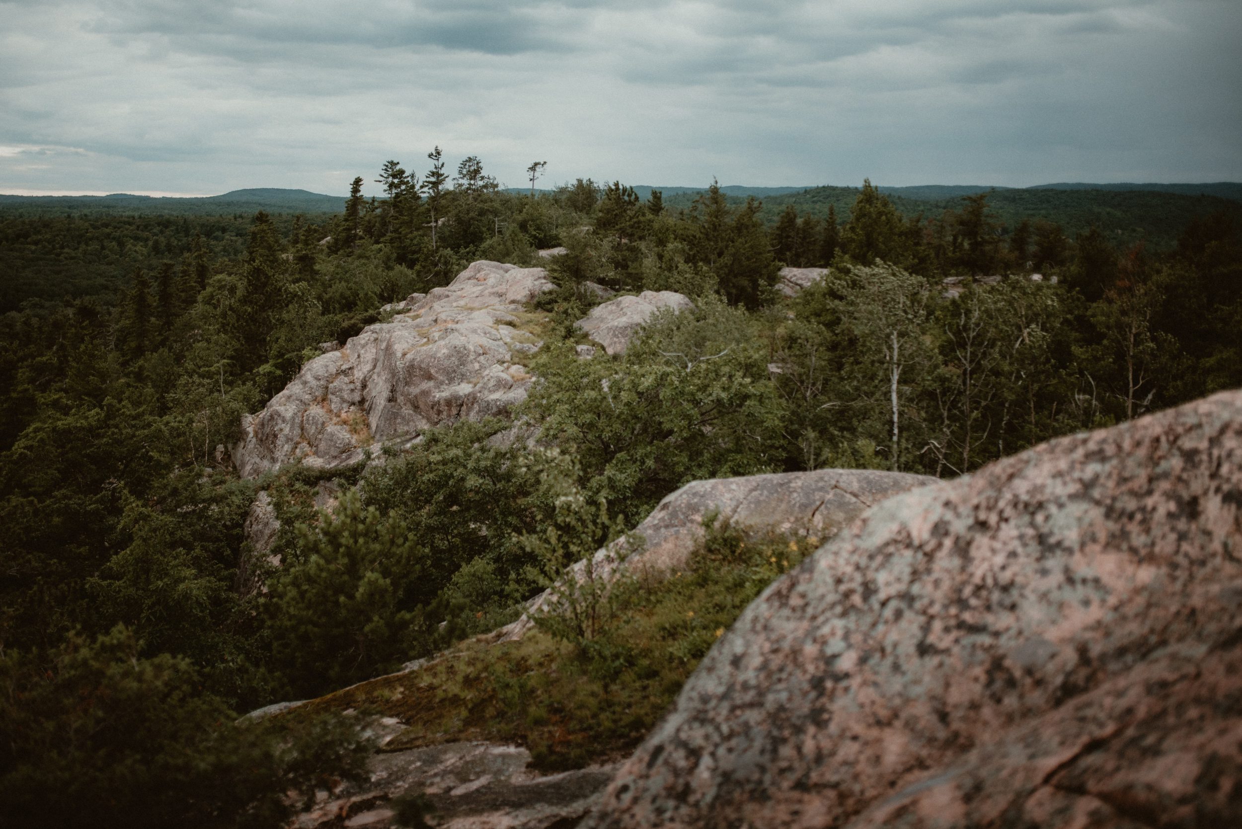 View from the top of Hogback Mountain in Michigan's Upper Peninsula