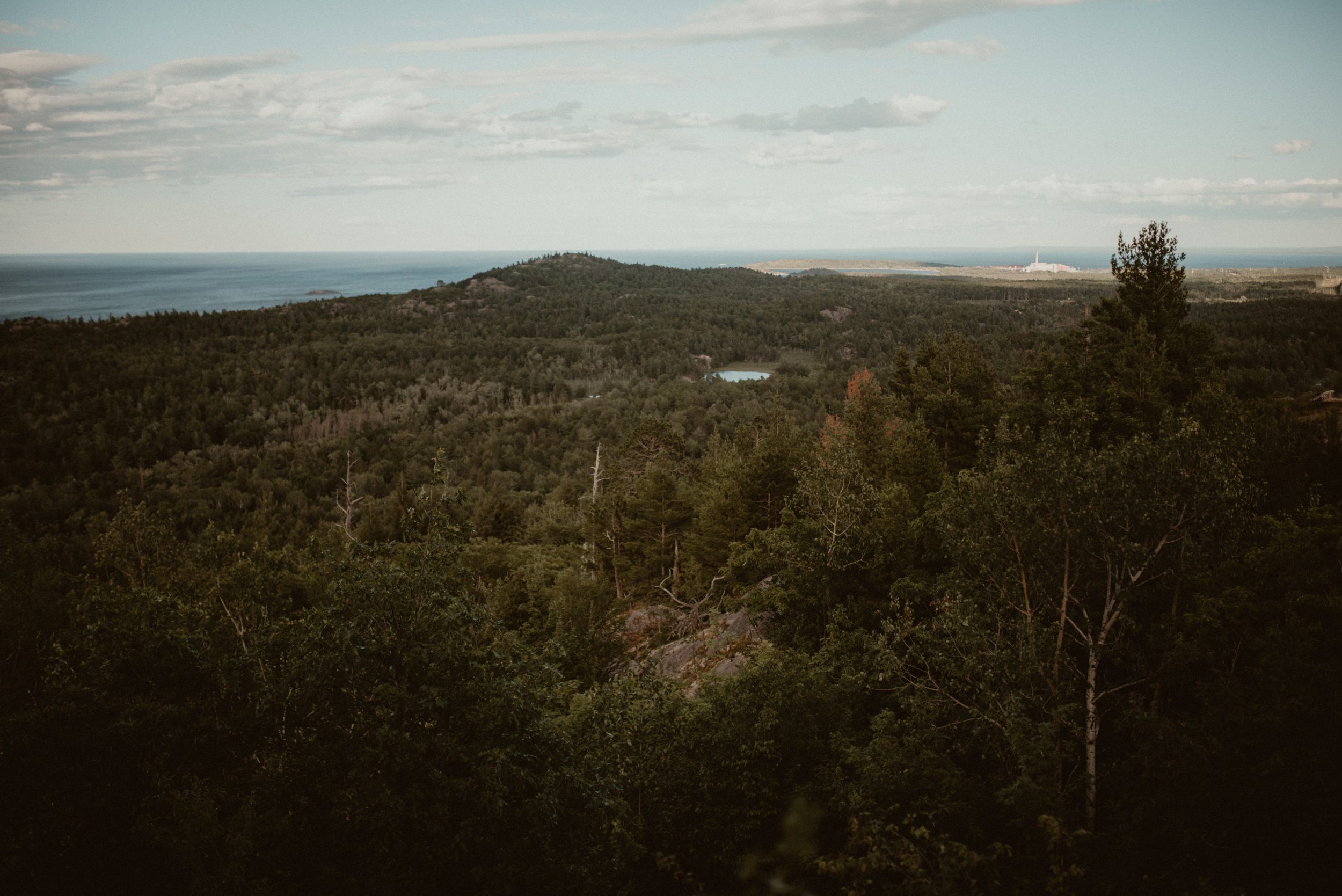 View from the top of Hogback Mountain in Michigan's Upper Peninsula