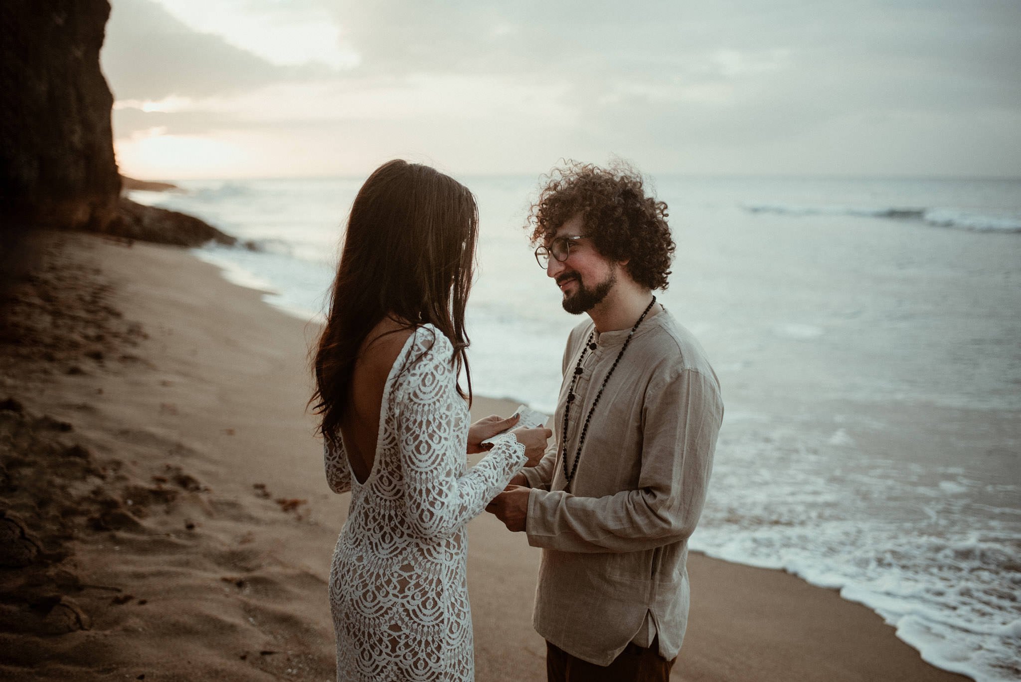 Tropical Puerto Rico elopement on the beach