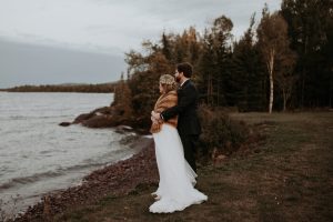 Small Autumn Wedding in Copper Harbor