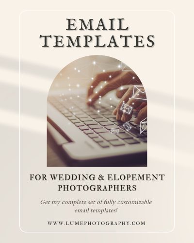 Email Templates for Wedding and Elopement Photographers product image