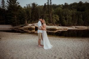 Pictured Rocks Engagement Session: Upper Peninsula