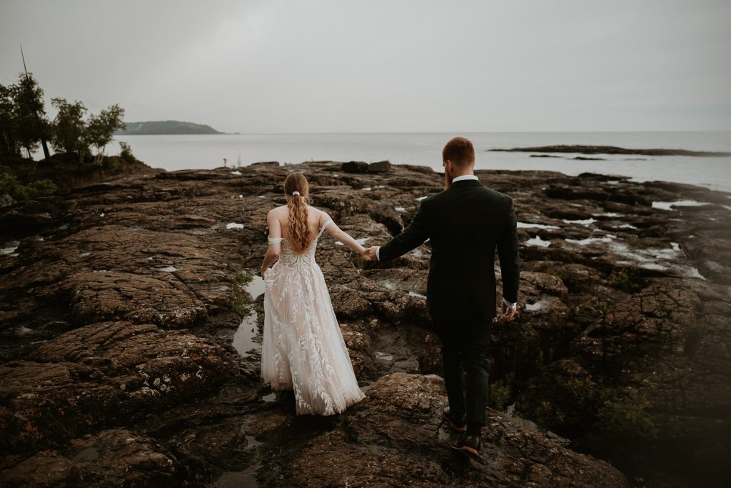 Eloping in Marquette: When Stormy Weather Turned Magical