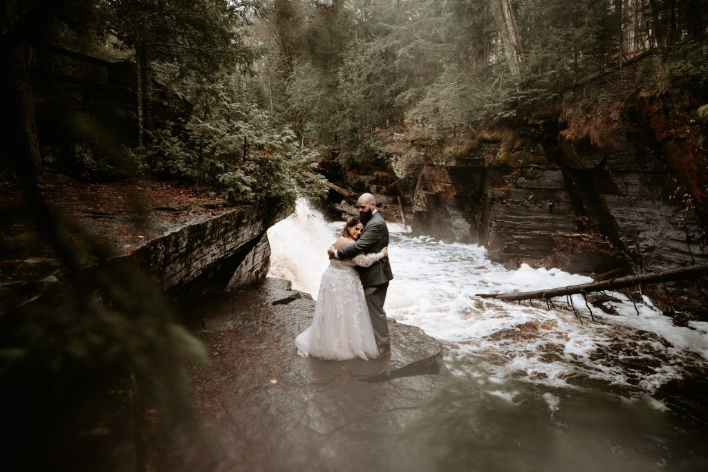 Elopement at Canyon Falls: Sarah and David’s Love Story