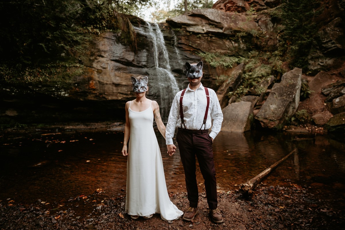 Elopement Photos At Hungarian Falls